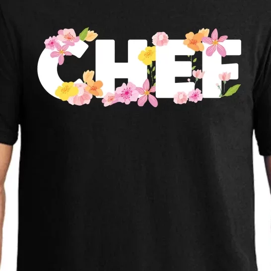 Chef Spring Floral Pajama Set