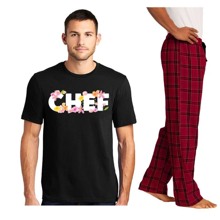 Chef Spring Floral Pajama Set