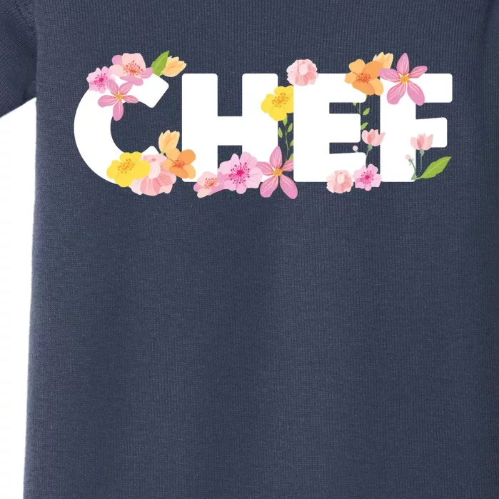 Chef Spring Floral Baby Bodysuit