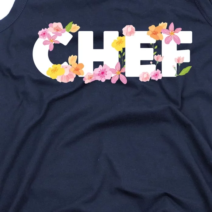 Chef Spring Floral Tank Top