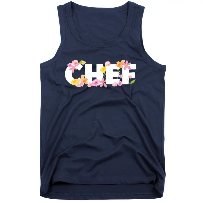 Chef Spring Floral Tank Top