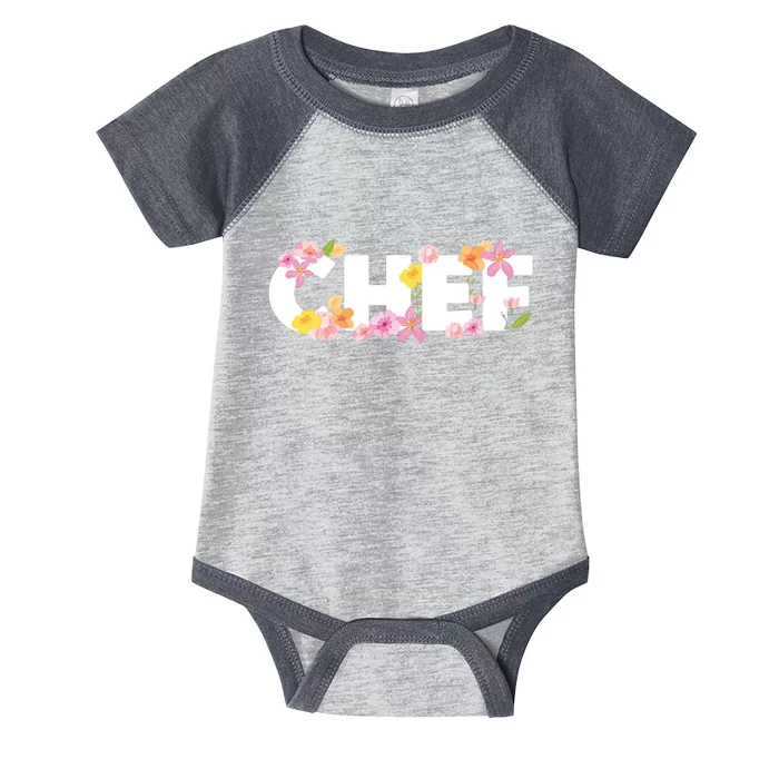 Chef Spring Floral Infant Baby Jersey Bodysuit