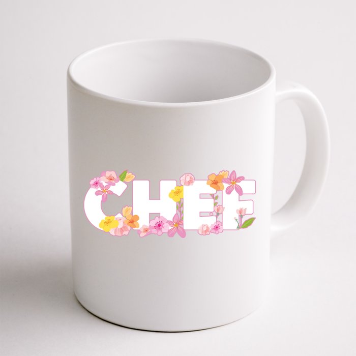 Chef Spring Floral Front & Back Coffee Mug