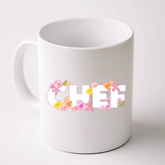 Chef Spring Floral Front & Back Coffee Mug