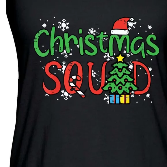 Christmas Squad Family Xmas Crew Ladies Essential Flowy Tank