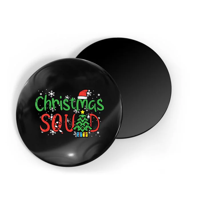 Christmas Squad Family Xmas Crew Magnet