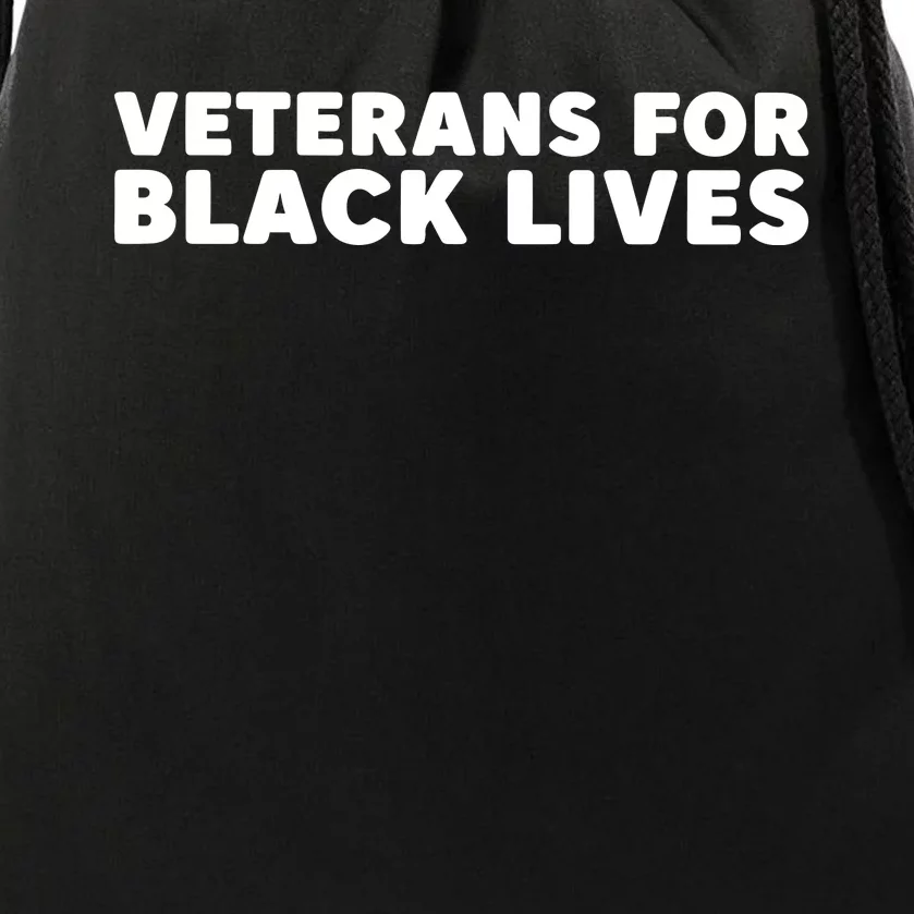 Carrie Spencer Frail Veterans For Black Lives Drawstring Bag