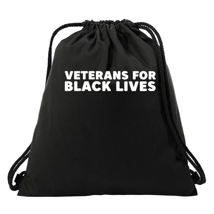 Carrie Spencer Frail Veterans For Black Lives Drawstring Bag