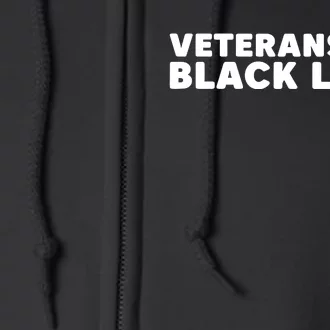 Carrie Spencer Frail Veterans For Black Lives Full Zip Hoodie