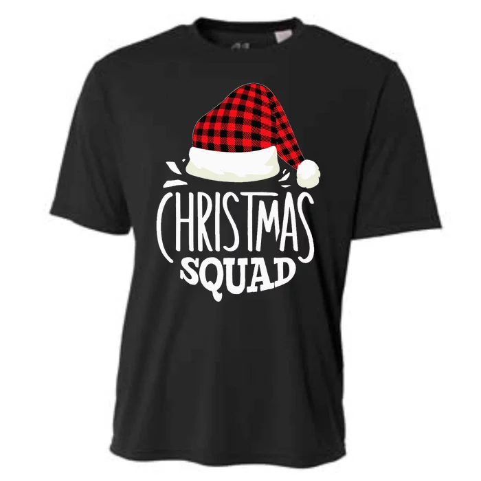 Christmas Squad Family Group Matching Christmas Pajama Party Cooling Performance Crew T-Shirt