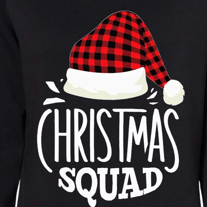 Christmas Squad Family Group Matching Christmas Pajama Party Womens California Wash Sweatshirt