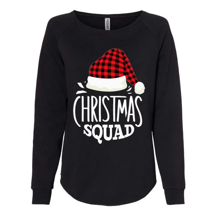 Christmas Squad Family Group Matching Christmas Pajama Party Womens California Wash Sweatshirt