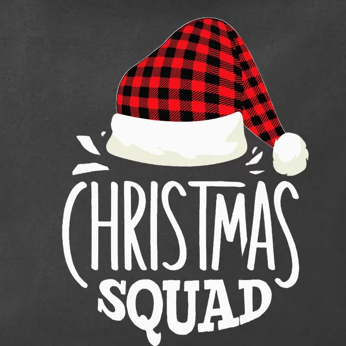 Christmas Squad Family Group Matching Christmas Pajama Party Zip Tote Bag