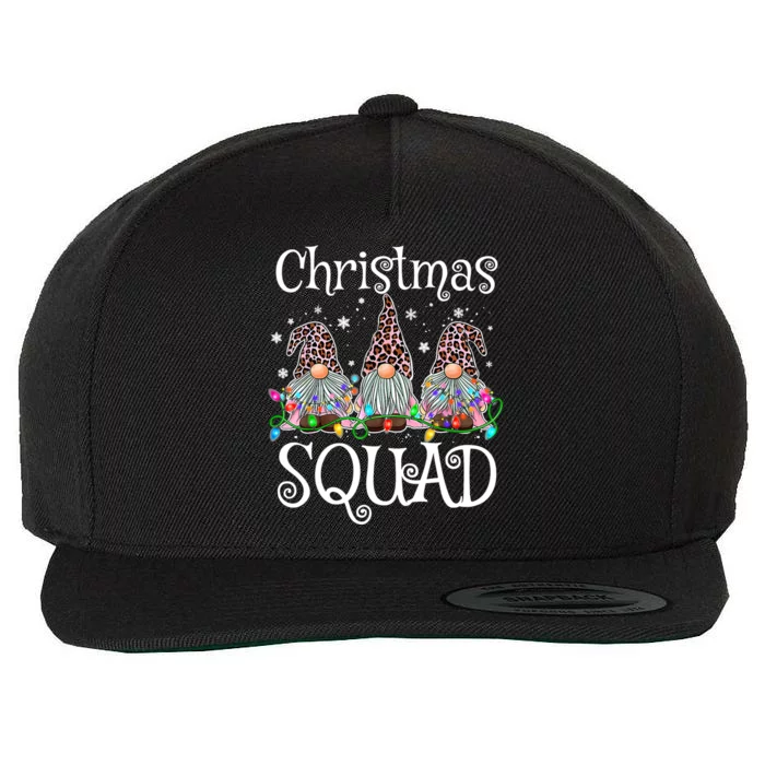 Christmas Squad Family Matching Gnomes Pjs Xmas Gift Wool Snapback Cap