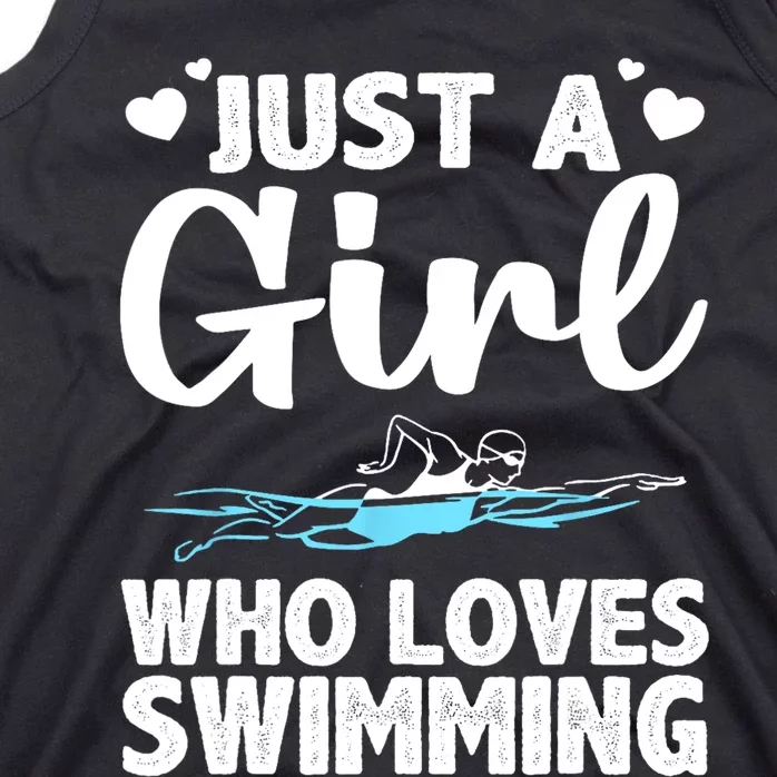 Cool Swimming For Girls Women Swimmer Swim Coach Team Sports Tank Top