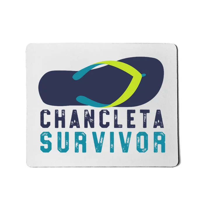 Chancleta Survivor Funny Flip Flop Gift Mousepad