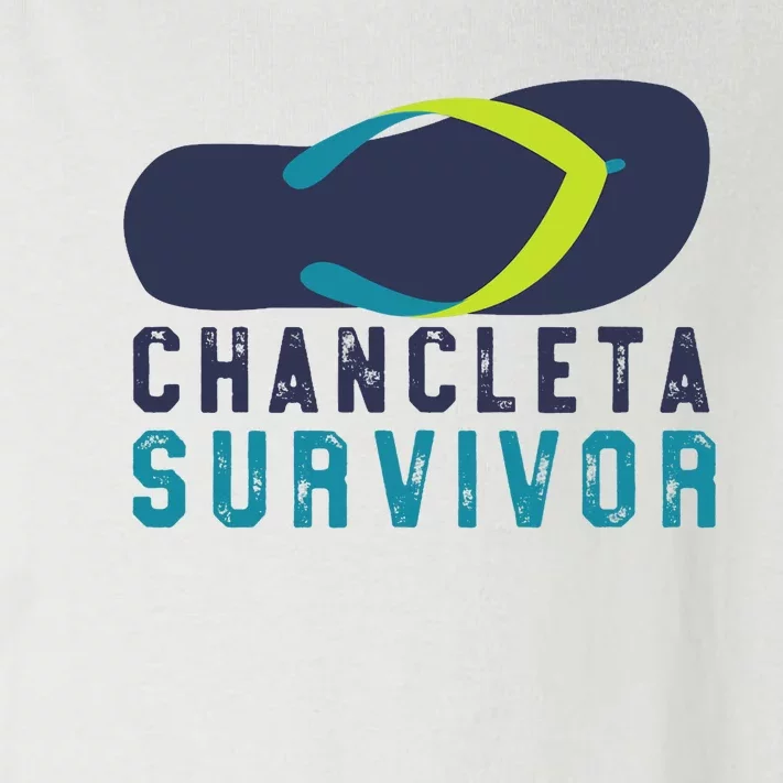 Chancleta Survivor Funny Flip Flop Gift Toddler Long Sleeve Shirt