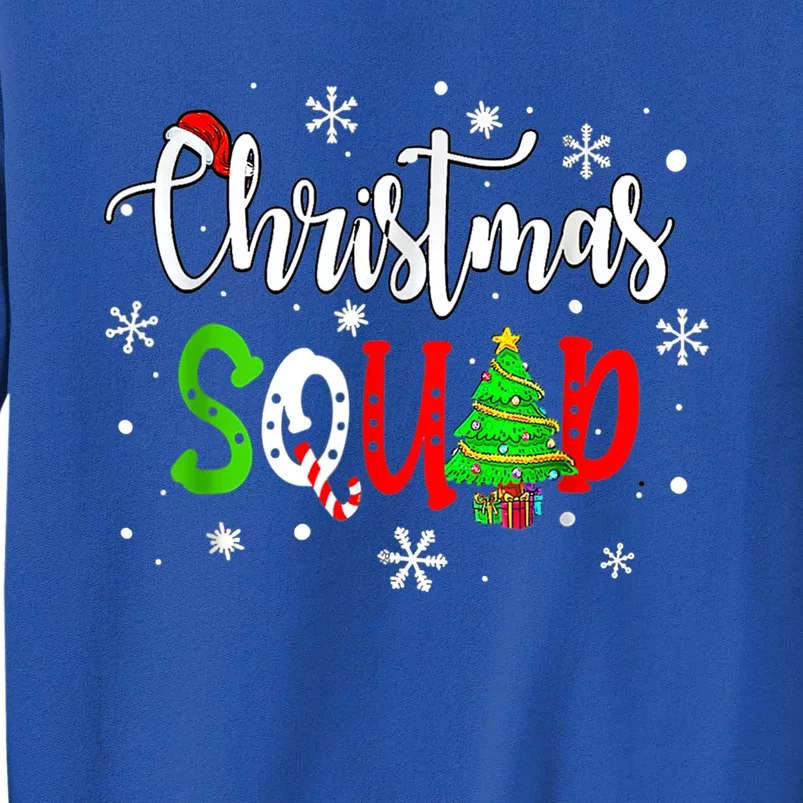 Christmas Squad Funny Family Xmas Tree Pajama Funny Gift Sweatshirt