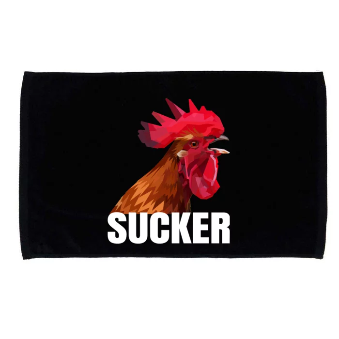 Cock Sucker Funny Rooster Joke Microfiber Hand Towel