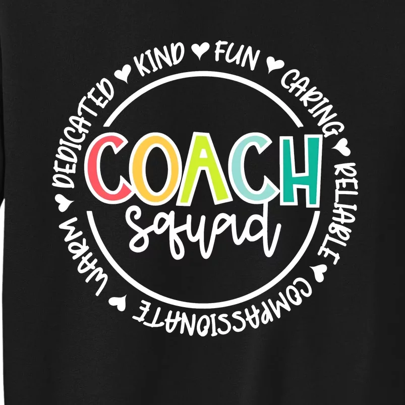 Coach Squad Funny Matching Team Group Coach Sweatshirt