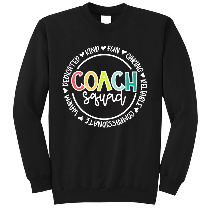 Coach Squad Funny Matching Team Group Coach Sweatshirt