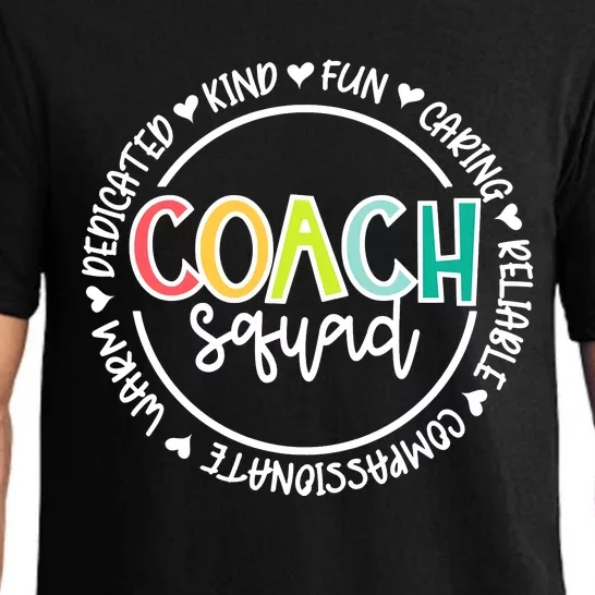 Coach Squad Funny Matching Team Group Coach Pajama Set