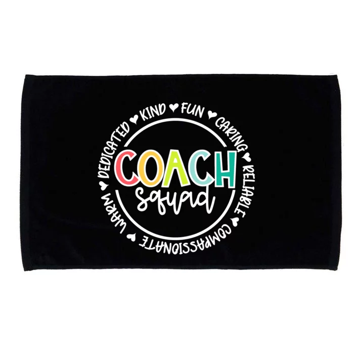 Coach Squad Funny Matching Team Group Coach Microfiber Hand Towel