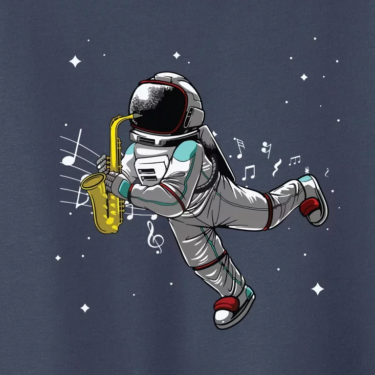 Cool Saxophone For Men Women Astronaut Jazz Musician Players Toddler T-Shirt