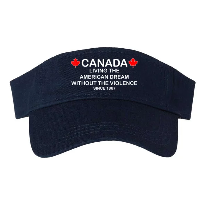 Canada Shirt From The Pentaverate Living The American Dream Valucap Bio-Washed Visor