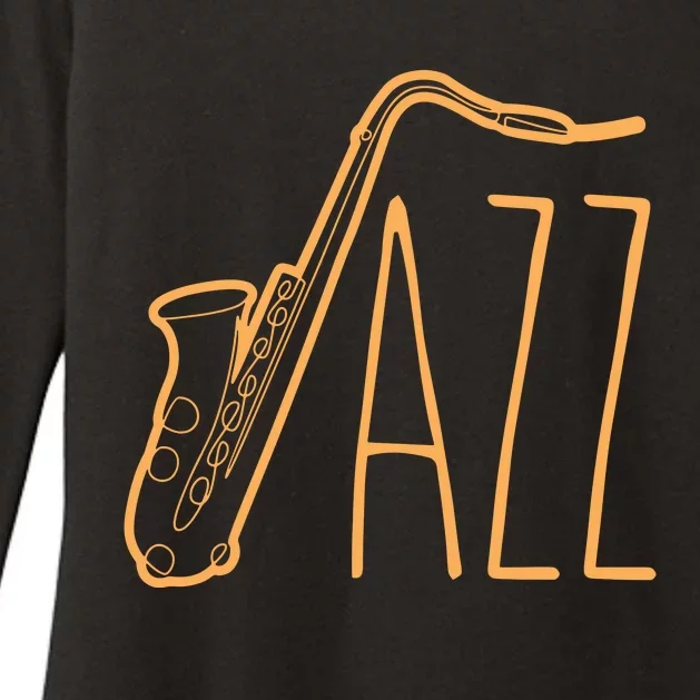 Cool Saxophone For Men Women Jazz Music Band Musician Player Womens CVC Long Sleeve Shirt