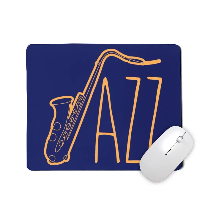 Cool Saxophone For Men Women Jazz Music Band Musician Player Mousepad