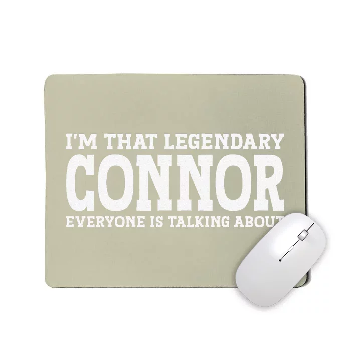 Connor Surname Funny Team Family Last Name Connor Mousepad