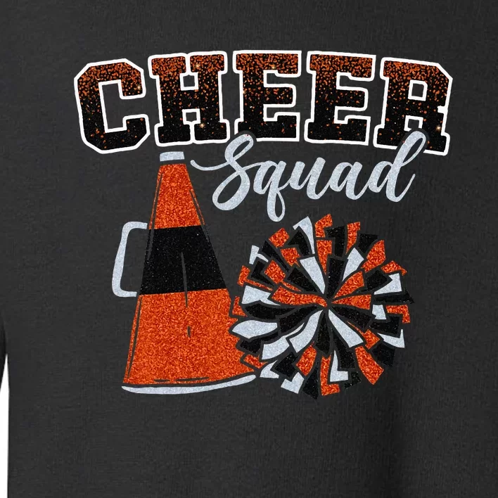 Cheer Squad Funny Cheerleader Cheerleading Toddler Sweatshirt