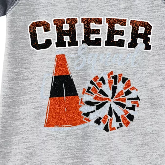 Cheer Squad Funny Cheerleader Cheerleading Infant Baby Jersey Bodysuit