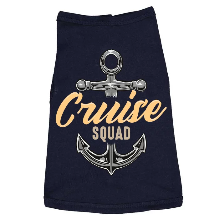 Cruise Squad Funny Cruising Ship Vacation Matching Cute Doggie Tank