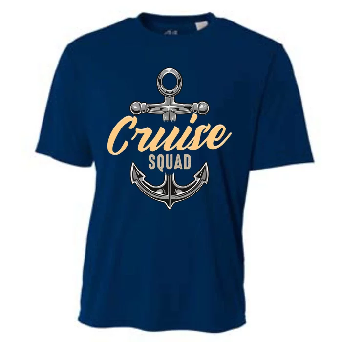 Cruise Squad Funny Cruising Ship Vacation Matching Cute Cooling Performance Crew T-Shirt