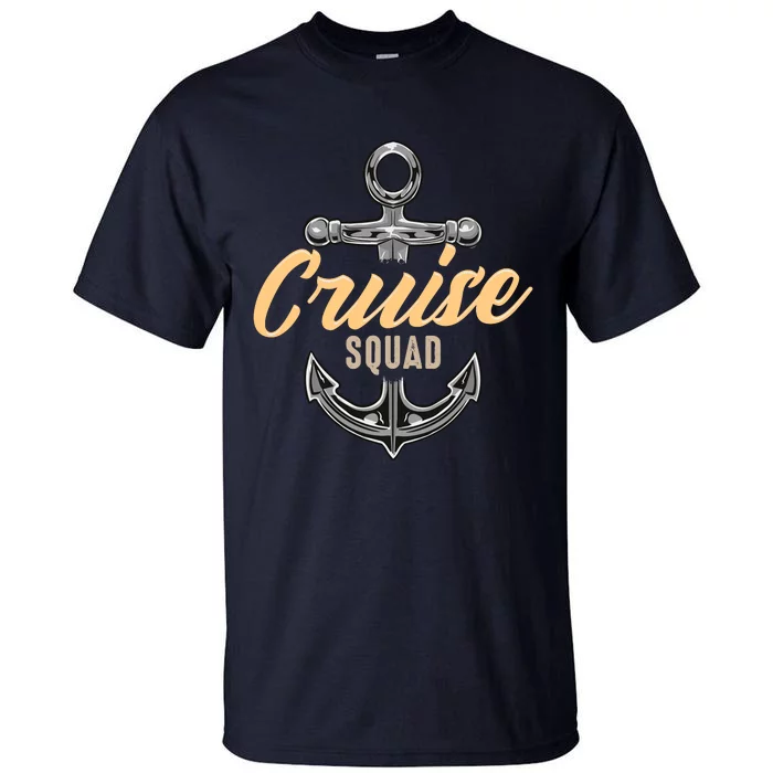 Cruise Squad Funny Cruising Ship Vacation Matching Cute Tall T-Shirt