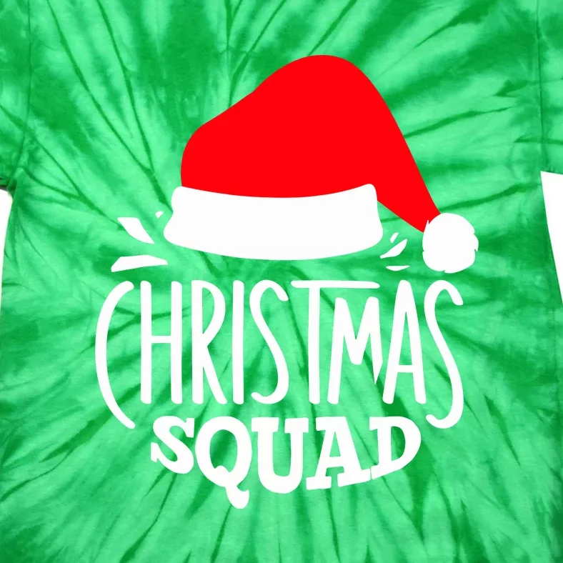 Christmas Squad Funny Family Group Matching Christmas Pajama Party Gift Tie-Dye T-Shirt