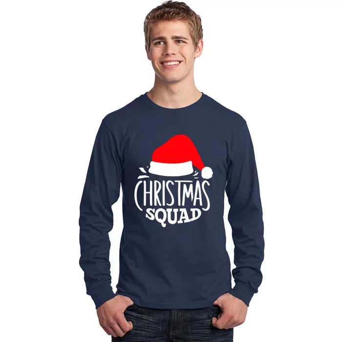 Christmas Squad Funny Family Group Matching Christmas Pajama Party Gift Tall Long Sleeve T-Shirt