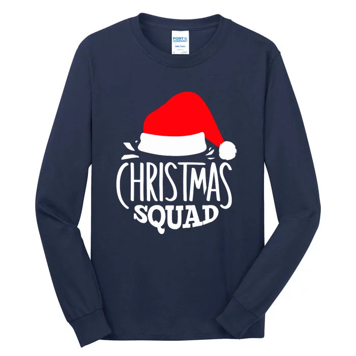 Christmas Squad Funny Family Group Matching Christmas Pajama Party Gift Tall Long Sleeve T-Shirt