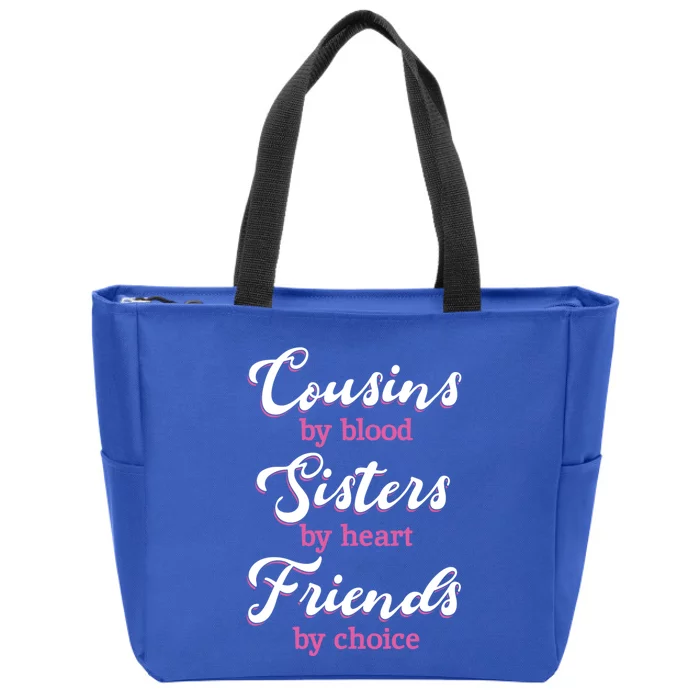 Cousins Sisters Friends Relatives Family Niece Aunt Uncle Gift Zip Tote Bag