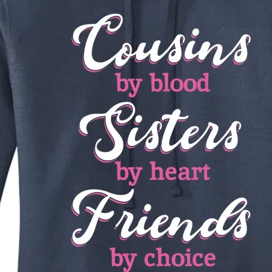 Cousins Sisters Friends Relatives Family Niece Aunt Uncle Gift Women's Pullover Hoodie