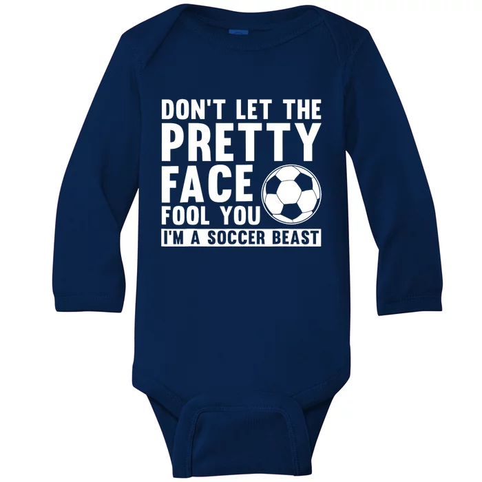 Cool Soccer For Wo Teen Soccer Lover Player Sports Baby Long Sleeve Bodysuit