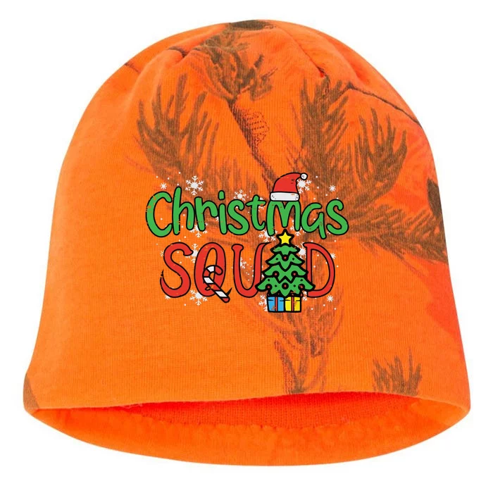 Christmas Squad Family Xmas Crew Women Boy Girls Kati - Camo Knit Beanie