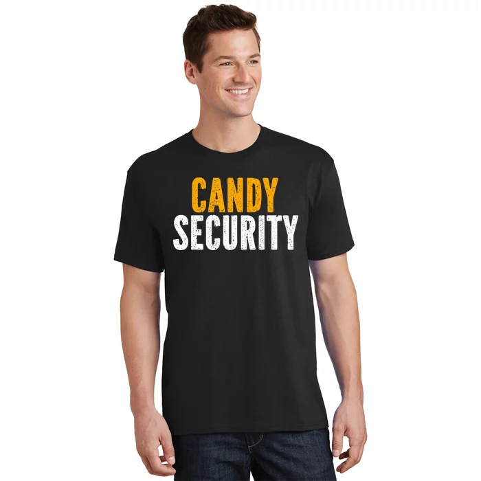 Candy Security Funny Halloween 2024 Parents Costume T-Shirt