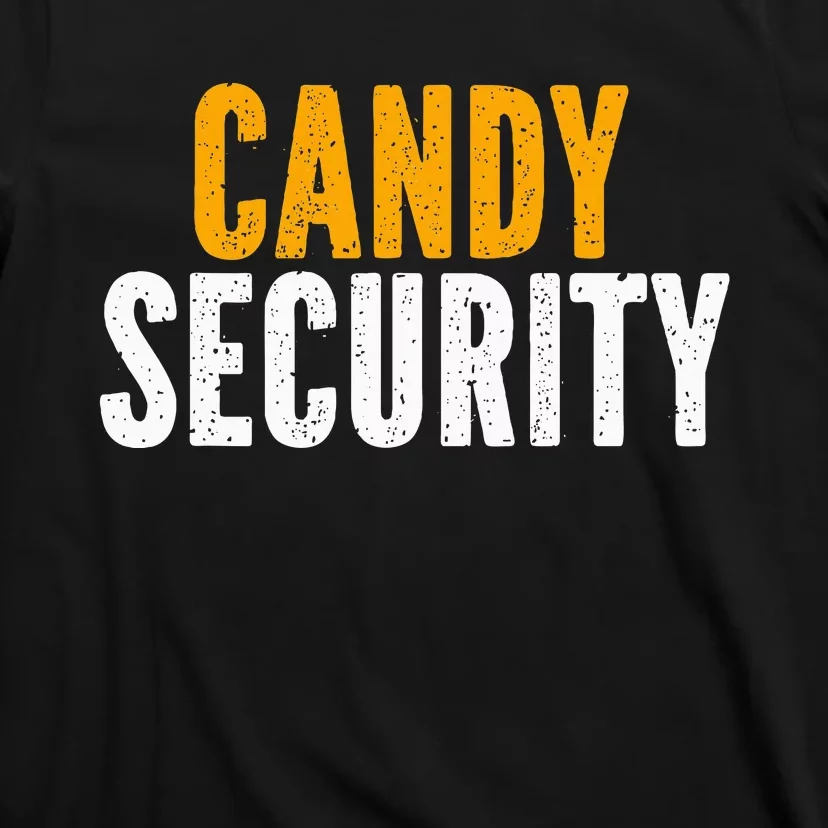 Candy Security Funny Halloween 2024 Parents Costume T-Shirt