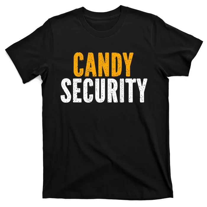 Candy Security Funny Halloween 2024 Parents Costume T-Shirt