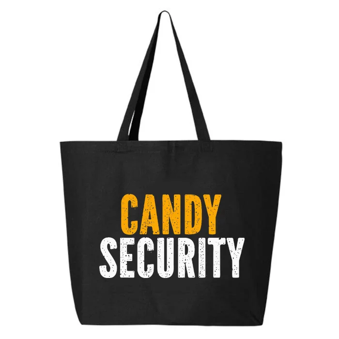 Candy Security Funny Halloween 2024 Parents Costume 25L Jumbo Tote