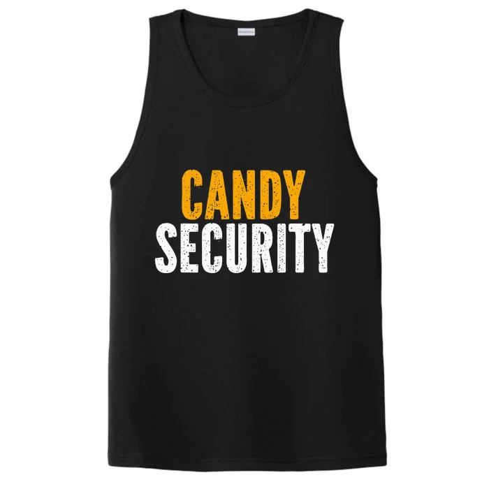 Candy Security Funny Halloween 2024 Parents Costume Performance Tank