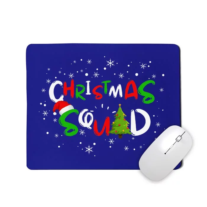 Christmas Squad Family Group Matching Funny Santa Elf Gift Mousepad